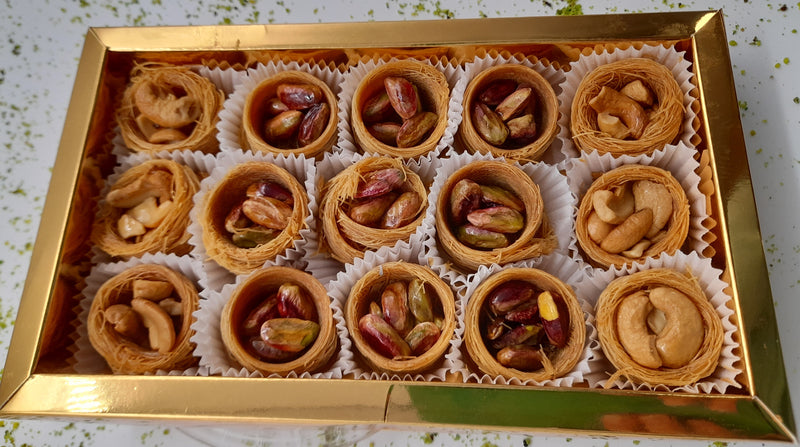 Schachtel Ouch Pistazie & Cashew 200 g - Al Basha Sweets