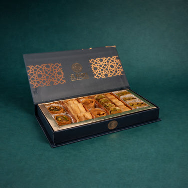 Inhalt der gemischten Baklava 180 Gramm mit verschiedenen Sorten