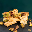 Gemischte Baklava Auswahl mit verschiedenen Sorten, 450 Gramm