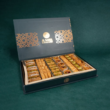 Inhalt der gemischten Baklava 450 Gramm mit verschiedenen Sorten