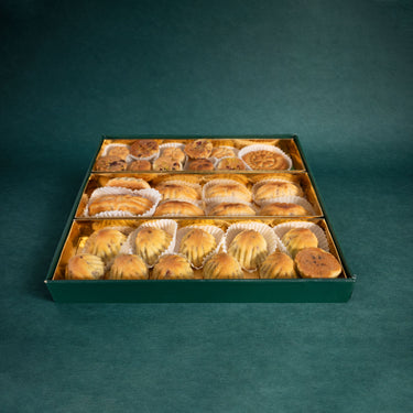 Gemischtes Maamoul Gebäck in verschiedenen Formen