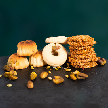 Gemischtes Nawashef Gebäck mit unterschiedlichen Sorten