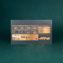 Verpackung des Ouch Gebäcks mit Pistazien, Rückseite